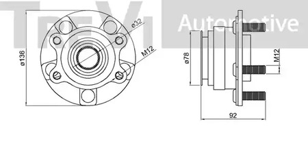 Фото WB1076 Комплект подшипника TREVI AUTOMOTIVE {forloop.counter}}