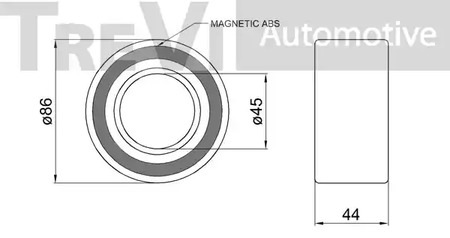 Фото WB1091 Комплект подшипника TREVI AUTOMOTIVE {forloop.counter}}