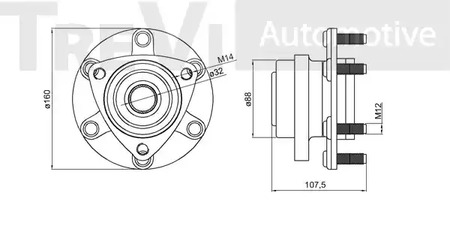 Фото WB1099 Комплект подшипника TREVI AUTOMOTIVE {forloop.counter}}