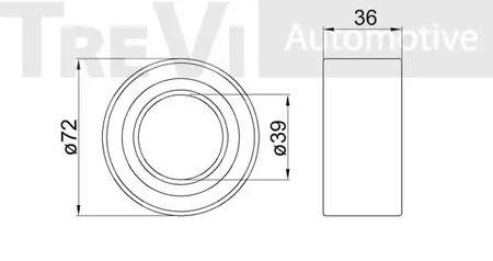 Фото WB1102 Комплект подшипника TREVI AUTOMOTIVE {forloop.counter}}