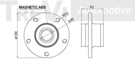 Фото WB1107 Комплект подшипника TREVI AUTOMOTIVE {forloop.counter}}