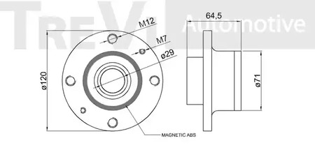 Фото WB1108 Комплект подшипника TREVI AUTOMOTIVE {forloop.counter}}