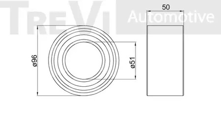 Фото WB1111 Комплект подшипника TREVI AUTOMOTIVE {forloop.counter}}