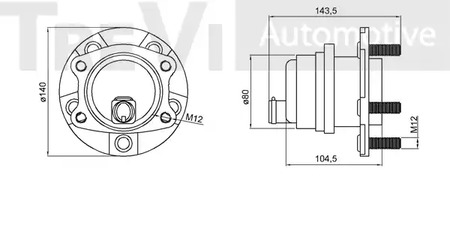 Фото WB1117 Комплект подшипника TREVI AUTOMOTIVE {forloop.counter}}