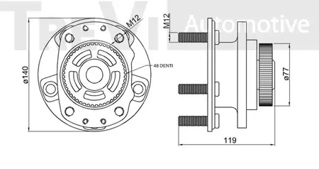 Фото WB1118 Комплект подшипника TREVI AUTOMOTIVE {forloop.counter}}