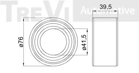 Фото WB1128 Комплект подшипника TREVI AUTOMOTIVE {forloop.counter}}