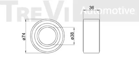 Фото WB1132 Комплект подшипника TREVI AUTOMOTIVE {forloop.counter}}