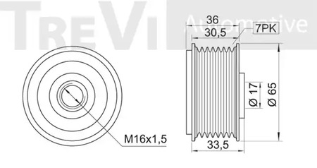 Фото AP1056 Механизм свободного хода TREVI AUTOMOTIVE {forloop.counter}}