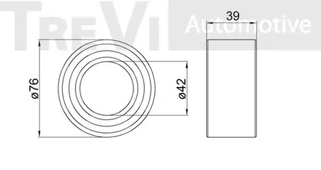 Фото WB1141 Комплект подшипника TREVI AUTOMOTIVE {forloop.counter}}