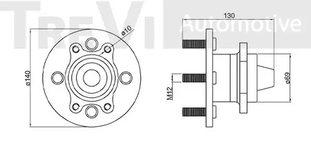 Фото WB1145 Комплект подшипника TREVI AUTOMOTIVE {forloop.counter}}