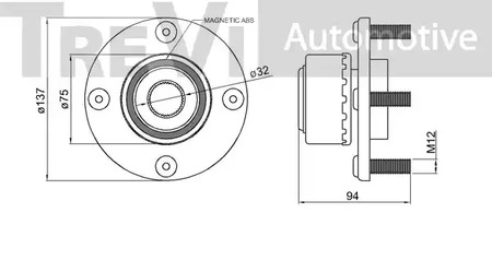 Фото WB1152 Комплект подшипника TREVI AUTOMOTIVE {forloop.counter}}