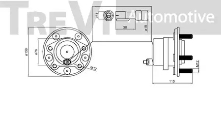 Фото WB1161 Комплект подшипника TREVI AUTOMOTIVE {forloop.counter}}