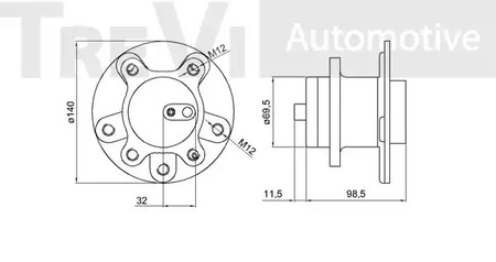 Фото WB1164 Комплект подшипника TREVI AUTOMOTIVE {forloop.counter}}