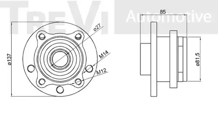 Фото WB1177 Комплект подшипника TREVI AUTOMOTIVE {forloop.counter}}