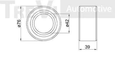 Фото WB1187 Комплект подшипника TREVI AUTOMOTIVE {forloop.counter}}