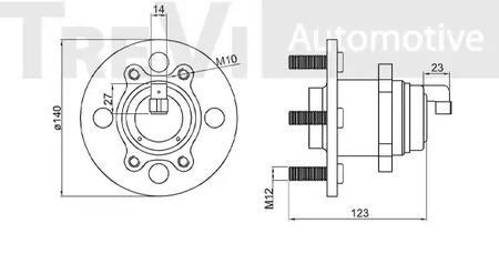 Фото WB1190 Комплект подшипника TREVI AUTOMOTIVE {forloop.counter}}