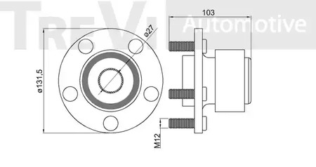 Фото WB1200 Комплект подшипника TREVI AUTOMOTIVE {forloop.counter}}