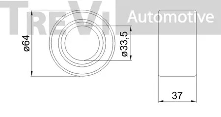 Фото WB1206 Комплект подшипника TREVI AUTOMOTIVE {forloop.counter}}