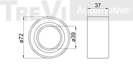 Фото WB1215 Комплект подшипника TREVI AUTOMOTIVE {forloop.counter}}