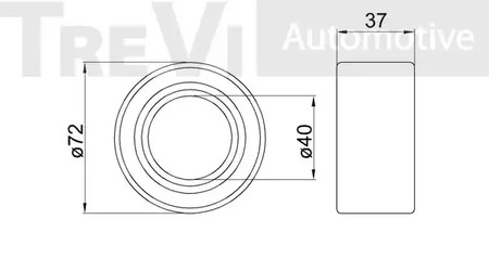 Фото WB1249 Комплект подшипника TREVI AUTOMOTIVE {forloop.counter}}