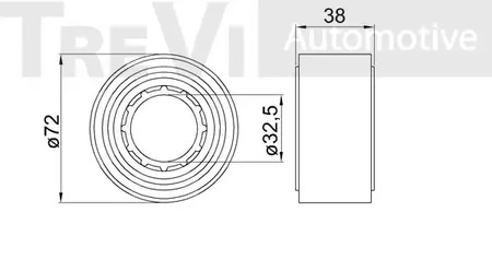 Фото WB1250 Комплект подшипника TREVI AUTOMOTIVE {forloop.counter}}