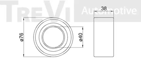 Фото WB1263 Комплект подшипника TREVI AUTOMOTIVE {forloop.counter}}