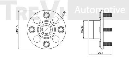 Фото WB1267 Комплект подшипника TREVI AUTOMOTIVE {forloop.counter}}