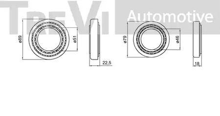 Фото WB1272 Комплект подшипника TREVI AUTOMOTIVE {forloop.counter}}