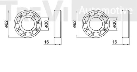 Фото WB1301 Комплект подшипника TREVI AUTOMOTIVE {forloop.counter}}