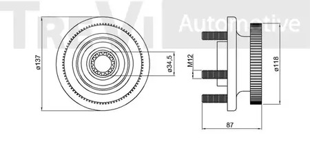 Фото WB1306 Комплект подшипника TREVI AUTOMOTIVE {forloop.counter}}