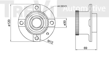 Фото WB1309 Комплект подшипника TREVI AUTOMOTIVE {forloop.counter}}