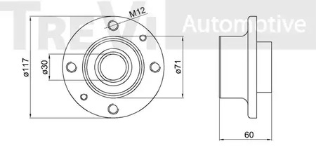 Фото WB1312 Комплект подшипника TREVI AUTOMOTIVE {forloop.counter}}