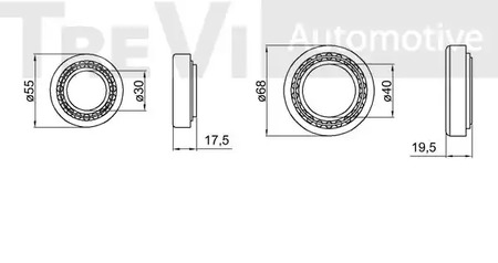 Фото WB1318 Комплект подшипника TREVI AUTOMOTIVE {forloop.counter}}