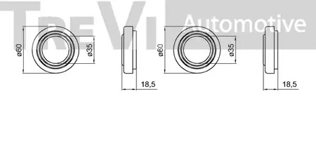 Фото WB1325 Комплект подшипника TREVI AUTOMOTIVE {forloop.counter}}