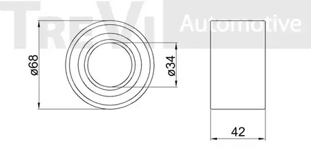 Фото WB1335 Комплект подшипника TREVI AUTOMOTIVE {forloop.counter}}