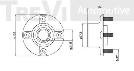 Фото WB1344 Комплект подшипника TREVI AUTOMOTIVE {forloop.counter}}