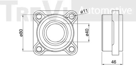 Фото WB1346 Комплект подшипника TREVI AUTOMOTIVE {forloop.counter}}