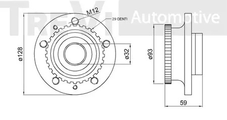 Фото WB1350 Комплект подшипника TREVI AUTOMOTIVE {forloop.counter}}