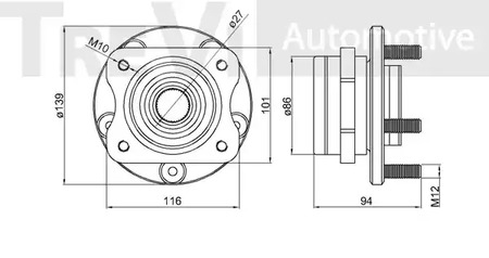 Фото WB1360 Комплект подшипника TREVI AUTOMOTIVE {forloop.counter}}