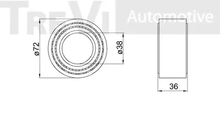 Фото WB1364 Комплект подшипника TREVI AUTOMOTIVE {forloop.counter}}