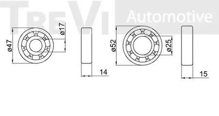 Фото WB1372 Комплект подшипника TREVI AUTOMOTIVE {forloop.counter}}