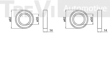 Фото WB1373 Комплект подшипника TREVI AUTOMOTIVE {forloop.counter}}