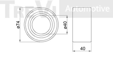 Фото WB1381 Комплект подшипника TREVI AUTOMOTIVE {forloop.counter}}