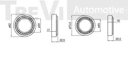 Фото WB1382 Комплект подшипника TREVI AUTOMOTIVE {forloop.counter}}