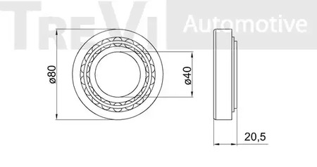 Фото WB1385 Комплект подшипника TREVI AUTOMOTIVE {forloop.counter}}