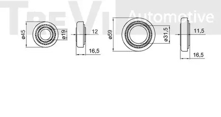 Фото WB1390 Комплект подшипника TREVI AUTOMOTIVE {forloop.counter}}