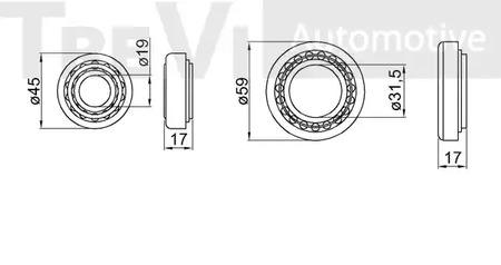 Фото WB1392 Комплект подшипника TREVI AUTOMOTIVE {forloop.counter}}