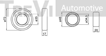 Фото WB1395 Комплект подшипника TREVI AUTOMOTIVE {forloop.counter}}