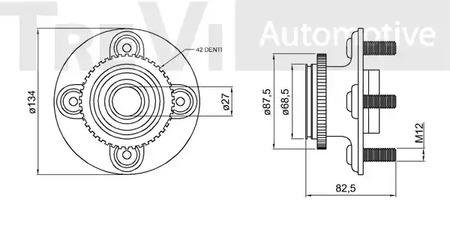 Фото WB1416 Комплект подшипника TREVI AUTOMOTIVE {forloop.counter}}