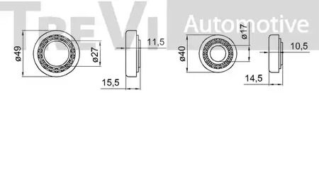 Фото WB1426 Комплект подшипника TREVI AUTOMOTIVE {forloop.counter}}